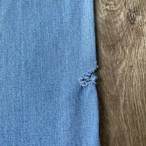 Super Cute Vintage 70s Distressed XXS 22” “What’s In a Name?” Bell Bottom Jeans - Picture 13 of 16